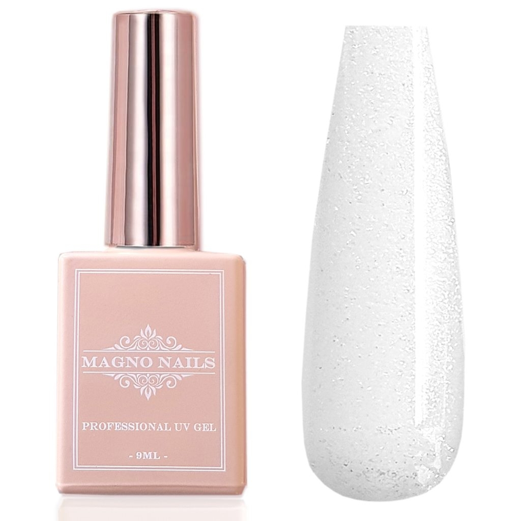 Crystal Glitter Gel - UV-Gel - UV Lack - Weisser Schimmer